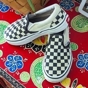Kids Checkerboard Vans